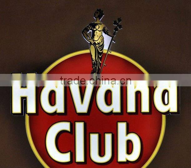 qualified plastic beer promotional sign