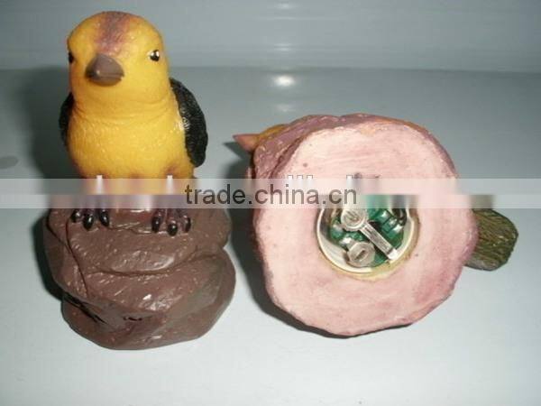 New design plastic singing bird music toy