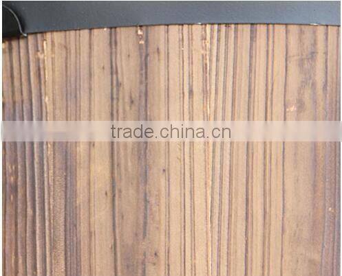 Outside flower box wooden barrel planters wholesale