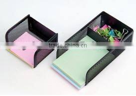 desktop metal memo holder stand in office