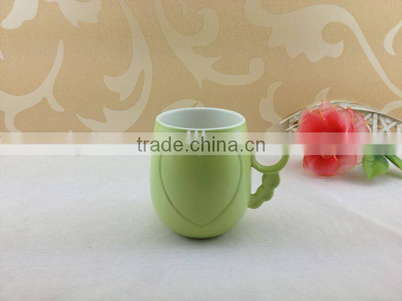 color glazed ceramic coffee mug for promotional gifts