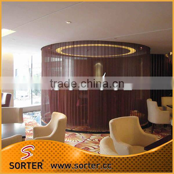 2016 New style Customized Metal Coil Drapery Room Divider for Home Decoration