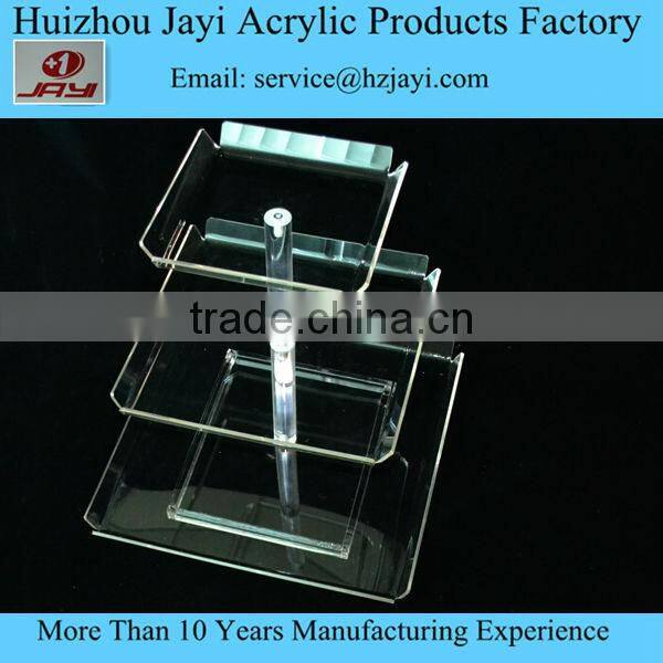 Wholesale High Quality Custom OEM Clear Acrylic Food Display Stand