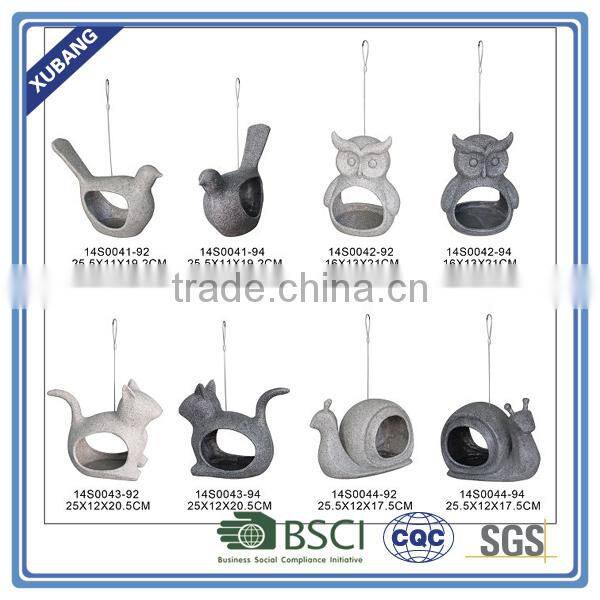 Spoon shape hanging bird feeder for garden decoration