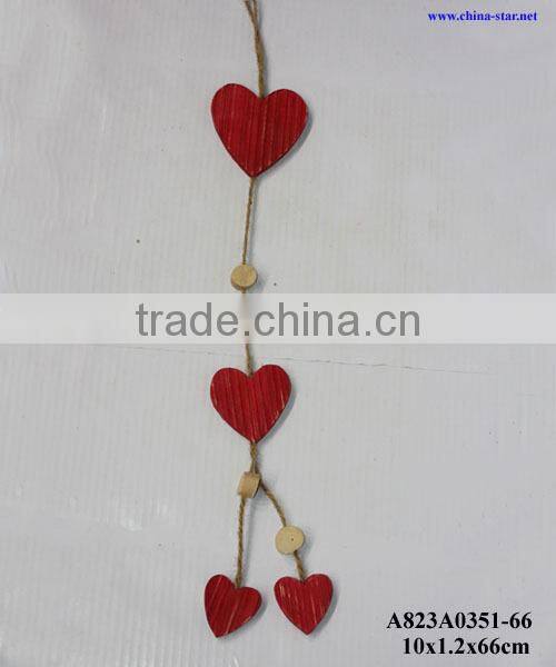 wooden easter hangings with bird and duck decor