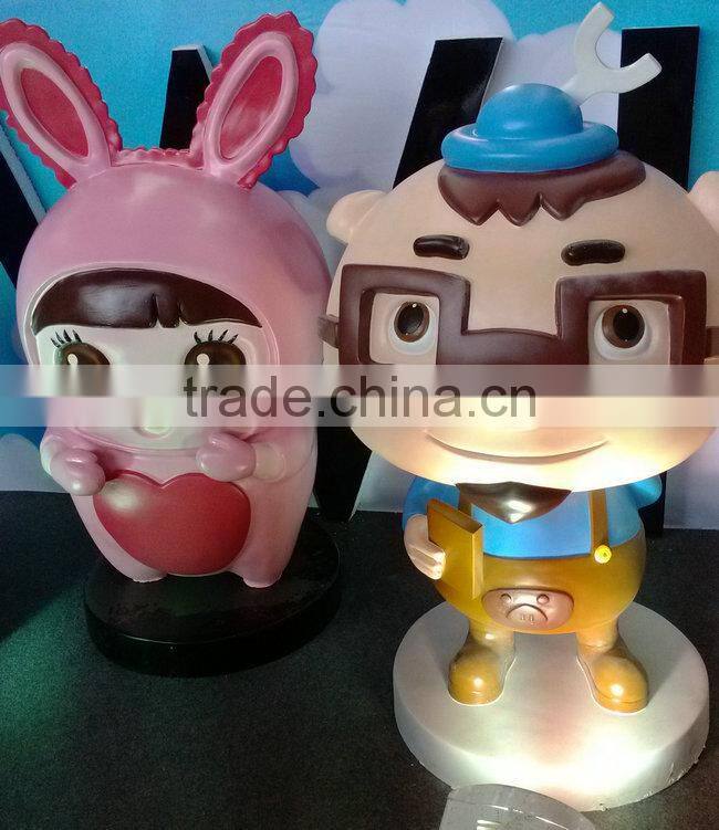 FRP brand display cartoon sculpture