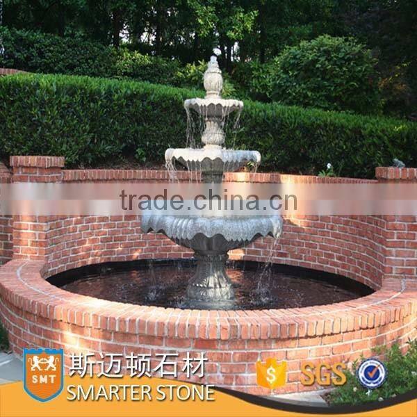 Large outdoor water fountains and Indoor water fountain design