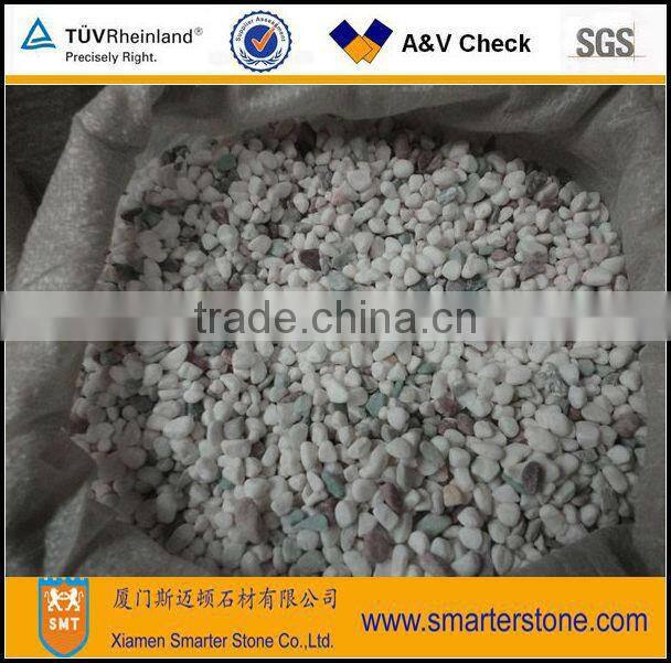 Cheap Mixed Color Gravel Stone