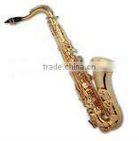 antique gold finish bass saxophone, Bb sax, professional saxophone
