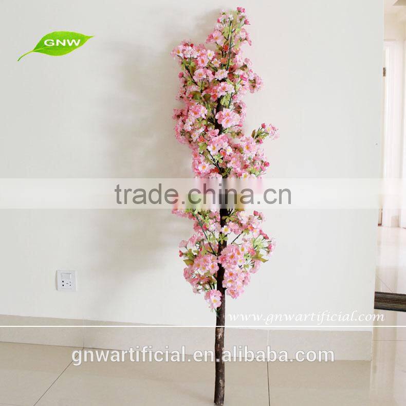 BLS055 GNW Beautiful Indoor Decorative Artificial Cherry Blossom for Wedding Centerpieces