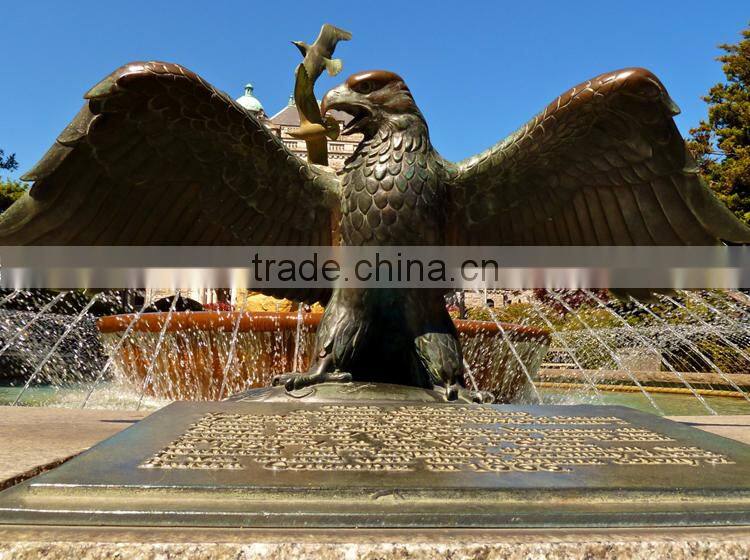 animal metal detector art large bronze eagle sculpture statue