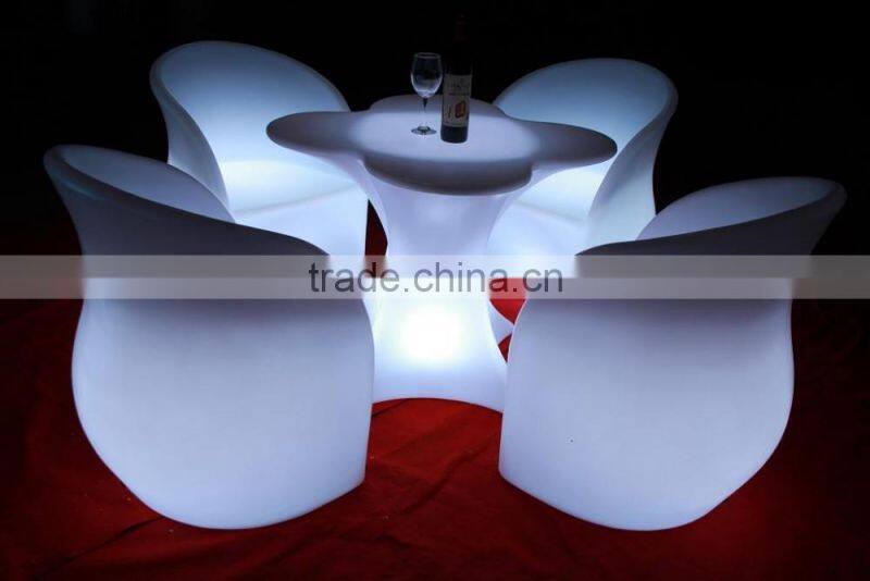 high quality colors changing rechargeable battery led bar table
