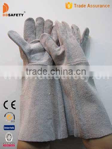 DDSAFETY 2017 Grey Cow Split Welding Glove