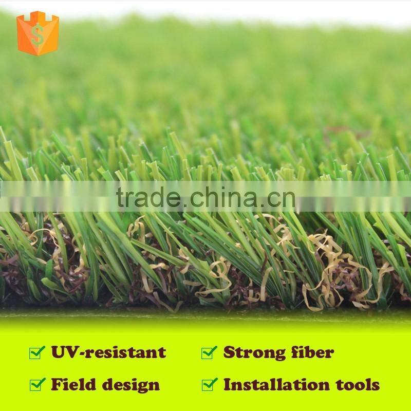 Wuxi low price colored artificial grass for backyard