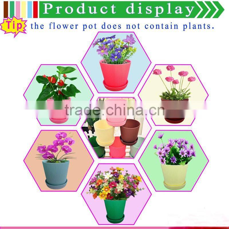 Wholesale cheap plastic large size flower hot pot&trays