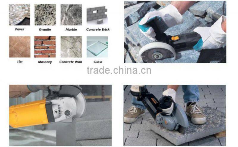 Segment dry cutting diamond saw blade for stone