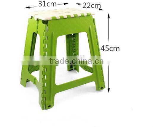 EUROPE colorful cheap kitchen plastic folding chair / washing car/ fishing stool