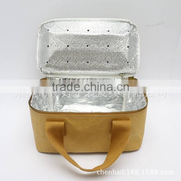 Promotional new design lunch bag Craft Paper Tyvek Ice Cooler Lunch Bags