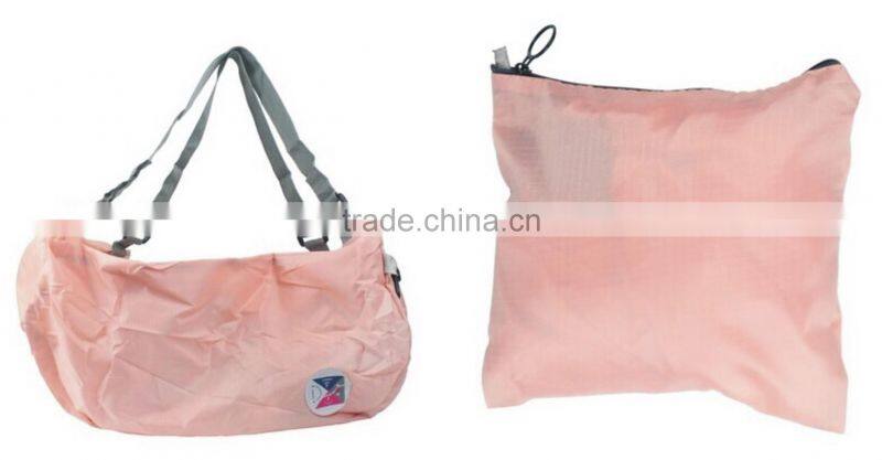 Nylon 3 Way use Foldable bag(transfer to shoulder bag,packbag and handbag)(CF-153)