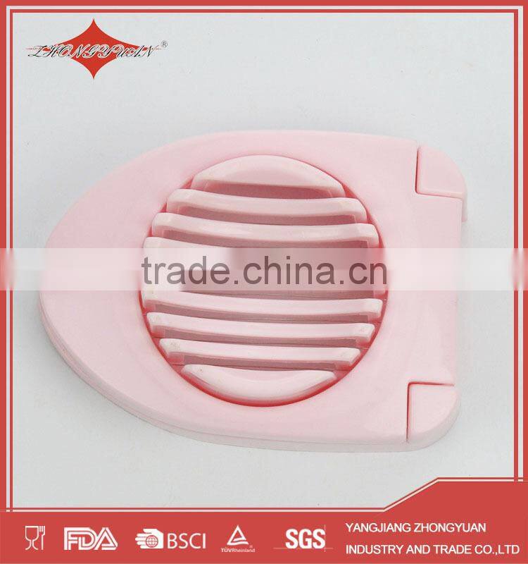 kitchen gadget mini plastic egg slicer with steel wire