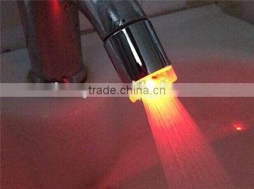 magic color changing with water temperature LED water faucet