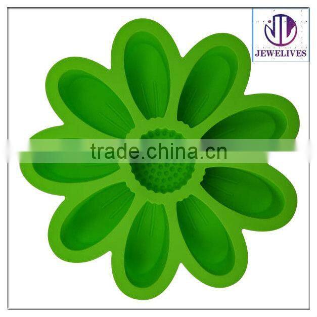Manufacturer food grade fancy silicone flowerpot cake mould