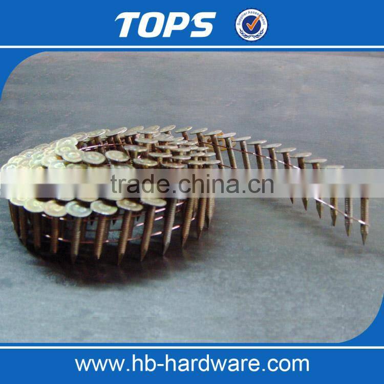 coil roofing nail copper coil roofing nails
