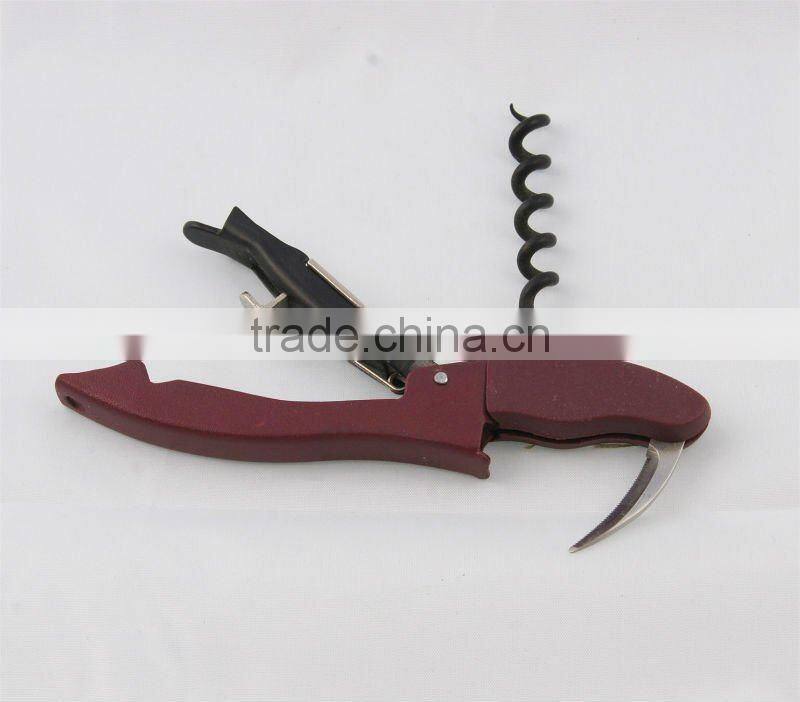 cheap bottle opener can opener wine opener metal bottle opener beer promotion cork remover(CW0118)