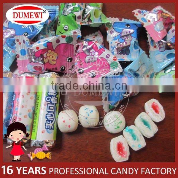 Halal candy bubble gum center filled chewing gum