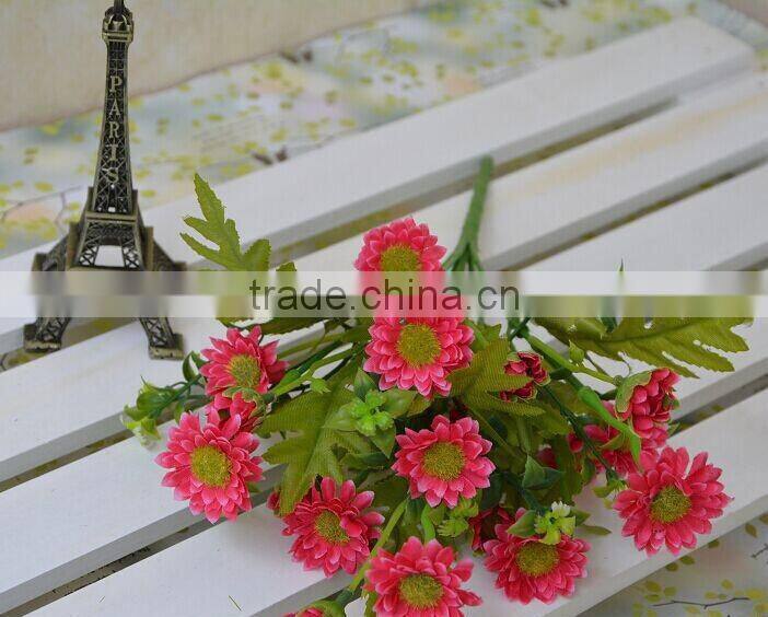 2014 New Artificial Flower 18 Heads Artificial Flower Bouquet For Home Decor