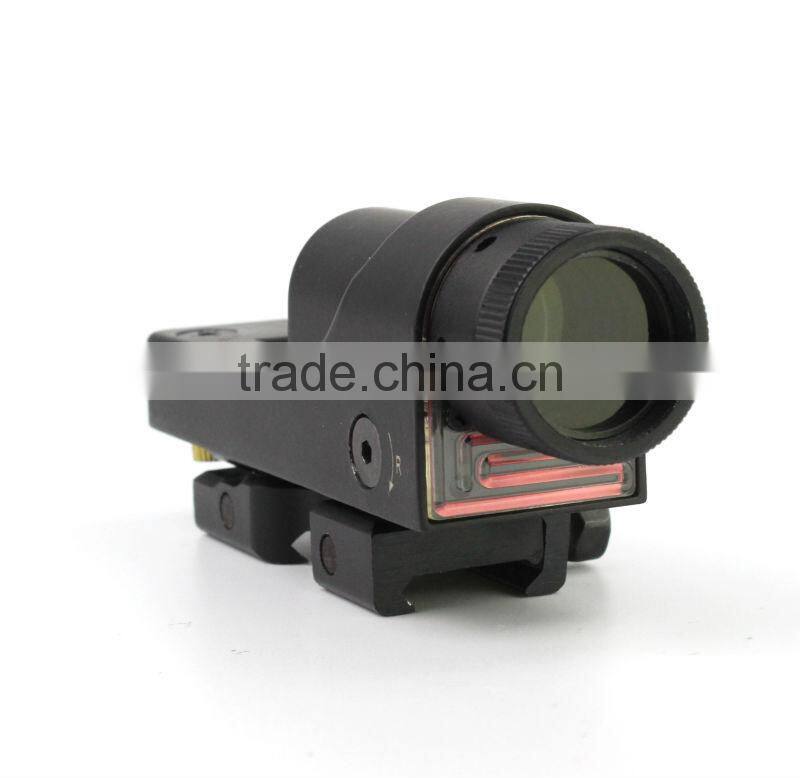 Tactical red dot sight with light sensor control switch