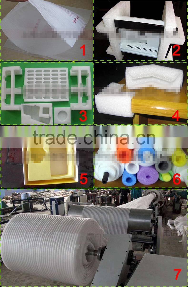 China Export Wholesale EPE foam cloth cushion film /color white /tasteless