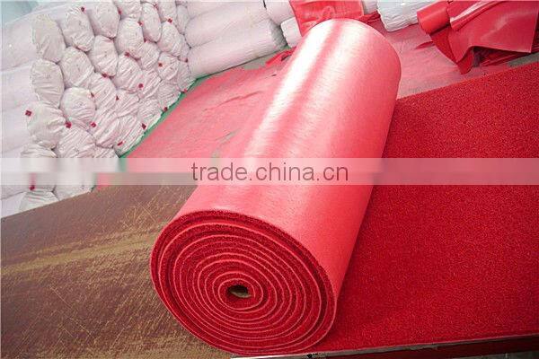 pvc coil mat shaggy carpet