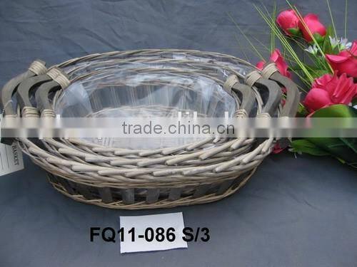 multi-function wicker baskets willow baskets flower pots