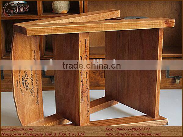 beautiful small size home decoration wooden flower stand