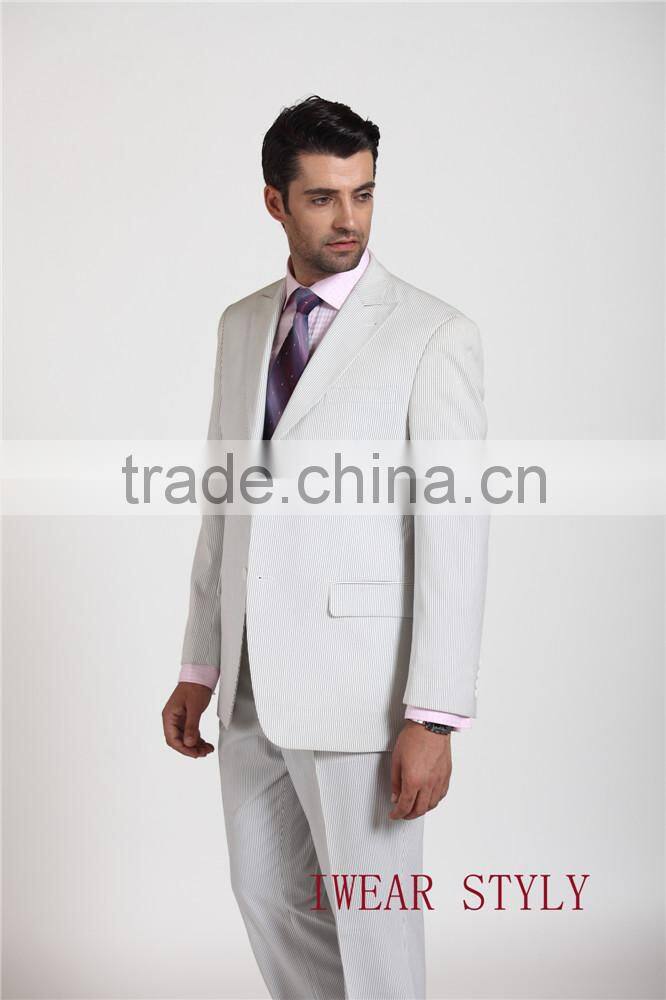 Stripe 2PCS business suits for man / jacket & pant