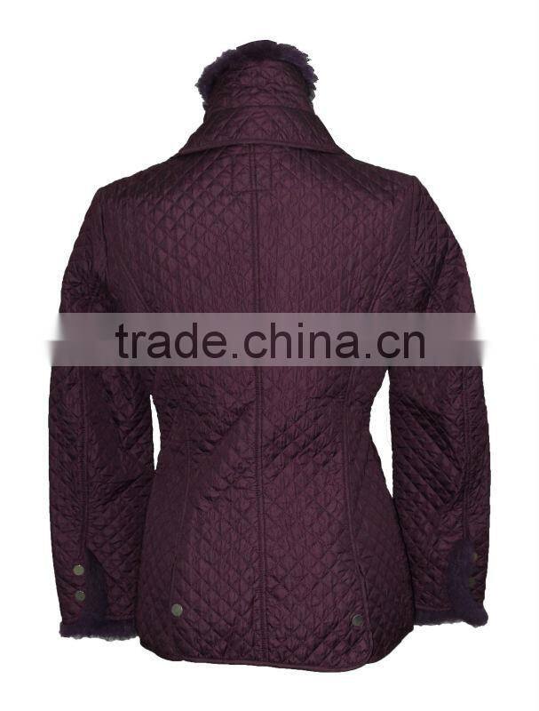 winter/casual wear exposed zipper warm coats and jackets with detachable collar