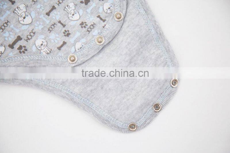 Best Sale Newborn Clothes Sleeveless 100% Cotton Baby Rompers For Boy