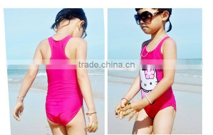 One piece Sex Children Beach Wear Cartoon Cute Kids Bikini Swimwear For Girls