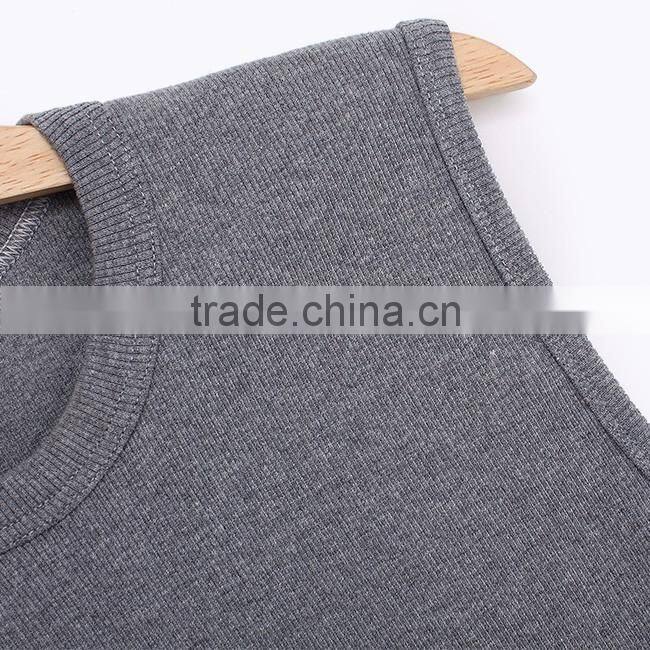 Men t shirt , sleeveless round neck t shirt for men