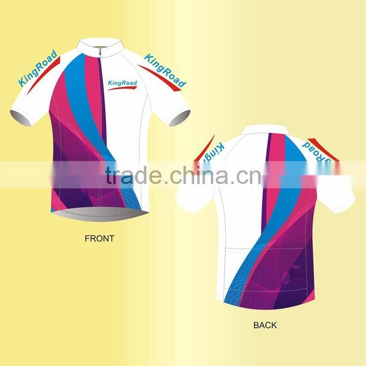 Custom Best quality and reasonable price design cycling shirt for club/race cut
