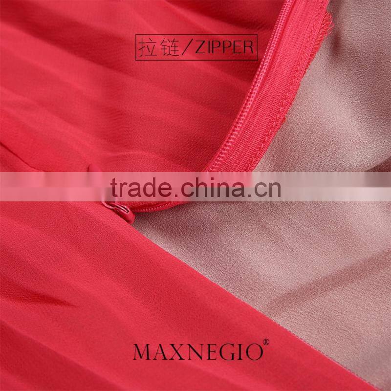 2017 Garment factory New arrived high fashion design layered lace dress woman evening dress