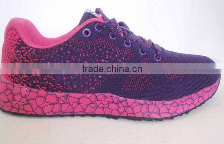 Hebei China shoe factory fashion women sport shoe cheap sneakers