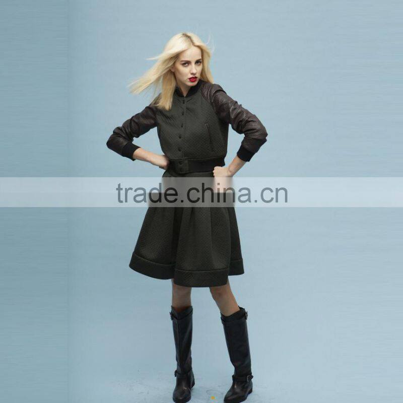 2014 women coat and skirt