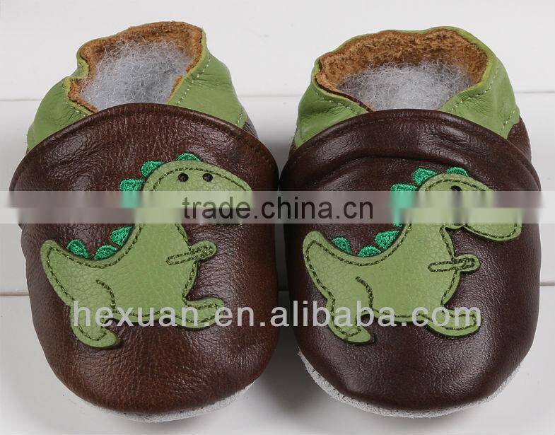 wholesale alibaba high quality wooden baby kids leather shoes