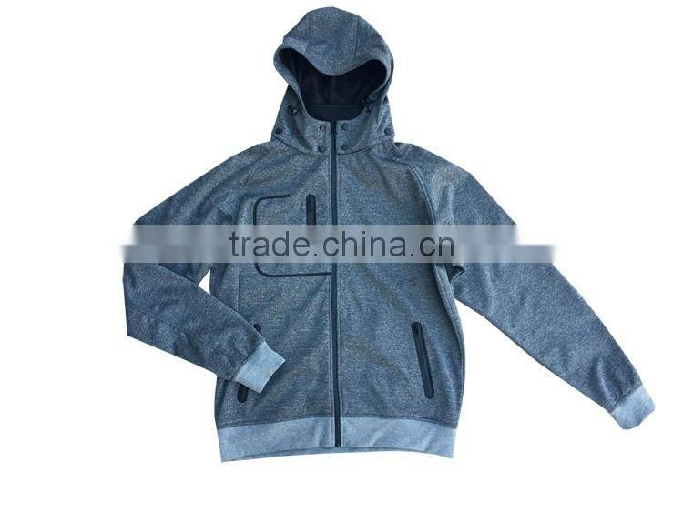 Male coat micro polar fleece windstopper softshell jacket