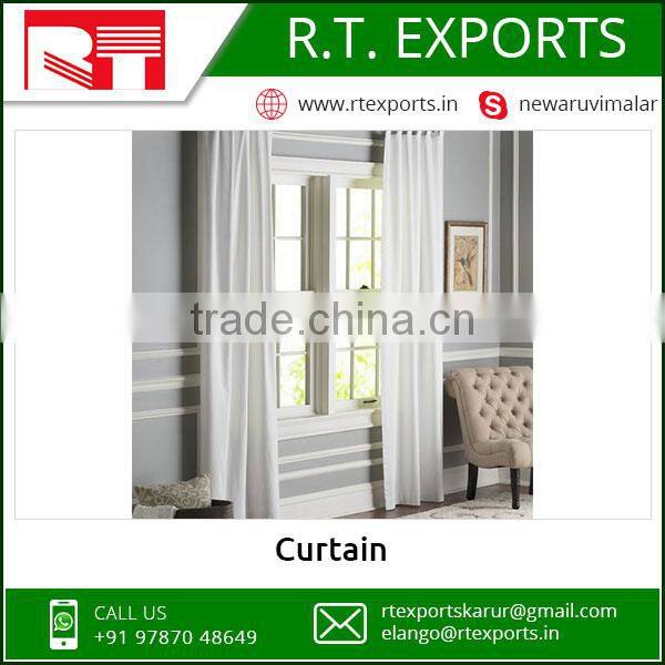 100% Cotton Home Decor Window Curtains Price