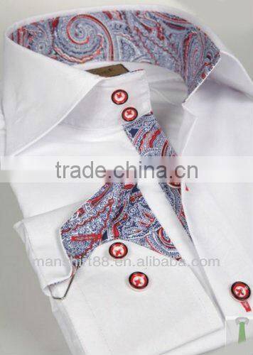 latest fahsion slim fit custom shirting factory mens casual shirt