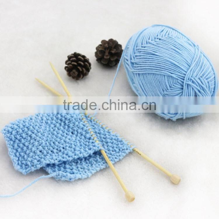 China yarn supplier wholesale combed cotton baby yarn for hand knitting sweater