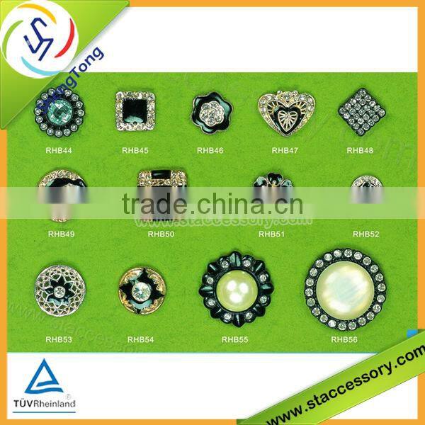 Hot sale crystal rhinestone button